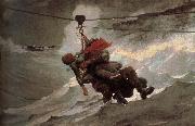 Winslow Homer Lifeline oil painting reproduction